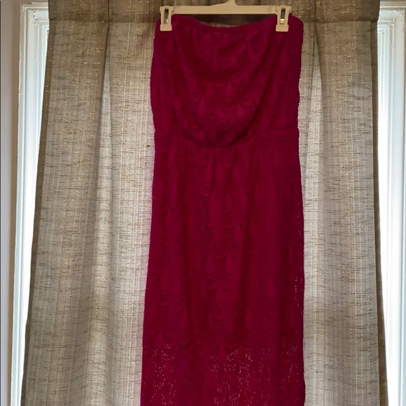 Lilly Pulitzer Emmett Maxi In Magenta - Picture 3 of 5